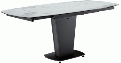 Clearance Dining Room 2417 Marble Table White